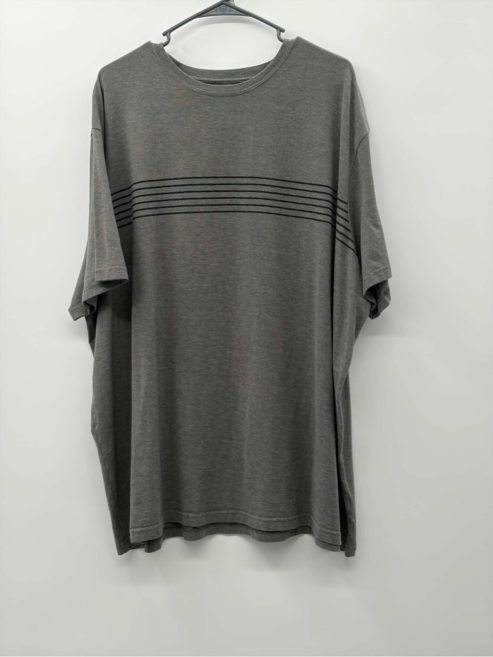 Lee Men's Gray T-shirt Size 3XL. Short Sleeve. Cotton/Polyester - Picture 2 of 4
